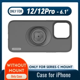 Waist Belt Clip Bicycle Phone Holder with Quick Mount Case for iPhone 17 16 15 14 13 12 11 Pro Max Mini for sincetop Series C