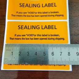 100PCS 80x30mm SEALING LABEL Sticker for Boxes Security OPEN VOID Left If Tampered Removal Proof Water Resistant Vinyl Tag