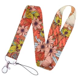 LB3010 Pink Love Neck Strap Lanyard for Key ID Card Cell Phone Straps USB Badge Holder DIY Neck Strap Hang Rope Rainbow Keychain