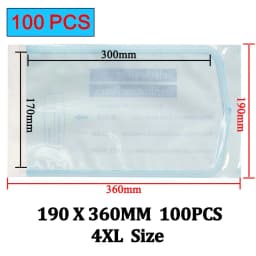200/100/50PCS Self Sealing Sterilization Pouches Self-adhesive Clean Bags Tattoo Nail Art Grade Paper Dental Tattoo Accessories