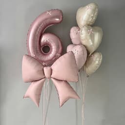 40inch Pink Foil Number Balloon Set (Optional 18inch Heart Balloons) Paired with Pink Valentine's Day/Birthday/Anniversary Party Decorations, Christmas Accessories, Themed Balloons, Retro Chrome Balloons, Balloons for Birthdays, Reusable Balloon Flowers, Personalized Balloons, Holiday Decorations, Elegant Party Decorations, Reusable Decorations, Premium Balloon Set, Gift Shopper, Party Organizer, Christmas Decorations