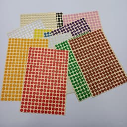 8mm Circular Dot Stickers Color Dot Sticker Label Round Colored Coding Labels Black Blank Adhesive Stickers Red Dot Sticker
