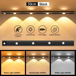 LED Night Light USB Motion Sensor Wireless Ultra Thin LED Wine cooler Light For Kitchen Cabinet Bedroom Wardrobe Indoor Lighting