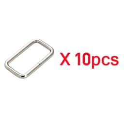 10-50pcs Rectangle Metal Buckles 13-38mm O Ring Webbing Belt Leather Rings Clasp Handbag Strap Clip Adjuster Hook Accessories