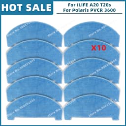 Compatible For ILIFE A20 T20s V3x / Polaris PVCR 3600 / G2 0926W / G2 0726W / G2 1226 Parts Accessories Filter Side Brush Mop