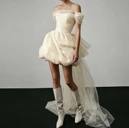 Newest Short Wedding Dresses Classic Elegant Boat Neck Simple Bridal Dress Backless Sexy Vestidos De Novia Customized