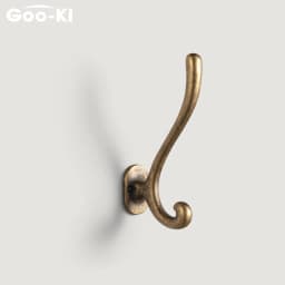 Goo-Ki Hangers Hook Zinc Alloy Wall Hook Bronze Cloth Coat Bag Hat Hanging Hooks Bathroom Kitchen Anitque Racks with Screws