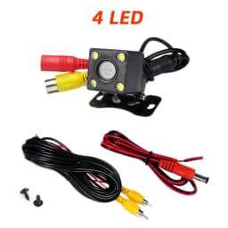 Car Rear View Camera 4/8/12 LED Night Vision Reversing Wide-angle Waterproof HD Reversing Image Universal Support Display