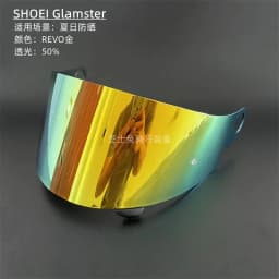 Helmet Visor for SHOEI Glamster Full Face Motorcycle Lens UV Protection Waterproof Shield Capacete Moto Accesorios