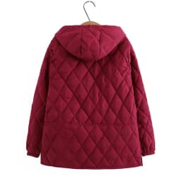 Oversized 7XL Cotton Jacket For Women's Autumn Winter Loose Casual Hooded Coat Female Thicken Cotton-padded Parkas Overcoat