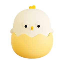 Night Lights Eggshell Chicken Silicone LED Light Children's Bedroom Decorate 7 Color Touch Adjustable Nightlight Indoor Lighting