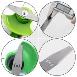 Universal Replacement Lawn Mower Metal Blades Brushcutter Lawnmower Spare Parts for Hand-Held Lithium Electric Cutting Machine