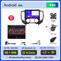 Android Autoradio For Mitsubishi Pajero Sport 3 L200 5 Triton 3 2015- 2019 Car Radio Carplay GPS Navigation Stereo Player WIFI