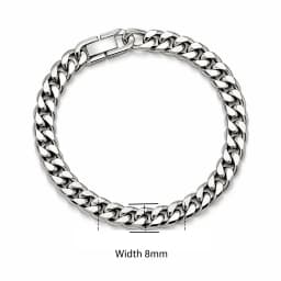 Stainless Steel Braided Double Row Front and Rear Fish Scale Alloy Magnetic Buckle Bracelet with Keel Jewelry New Model