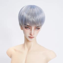 New 1/6 1/4 1/3 Doll's Wig for 30/45/60cm Bjd Doll Soft Silk Short Hair Girl Toys Dress Up Play House Doll Accessories, No Doll