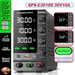 KUAIQU Lab Bench Power Supply Adjustable 3.7V 4.8V 12V 24V 48V 60V 72V 100V Battery Charging For R&D,Activate battery,BMS Test