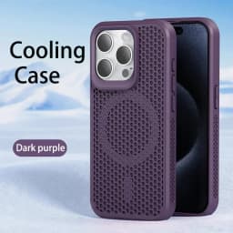 Cooling Heat Dissipation Magnetic Phone Case For iPhone 18 17 16 15 14 13 12 11 Pro Max Breathable Hard Back Cover For Magsafe