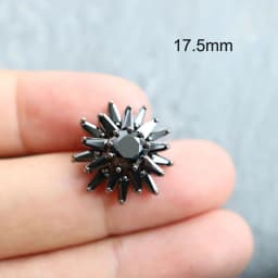 5pc Luxury Crystal Buttons Rhinestone Cubic Zirconia Button for Clothes Decorative CZ Sewing Cashmere Knit Cardigan