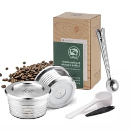 Reusable Capsule Pod For Delta Q NDIQ7323 Coffee Machine Stainless Steel Refillable Coffee Filters Cup Coffee Accessories