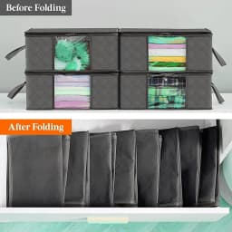 Storage Bag Foldable Large Capacity Clothes Blanket Storage Bags Storage Containers for Organizing Bedroom Closet Clothing