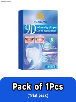 Convenient Peel-And-Apply Teeth Whitening Strips For An Improved Smile.