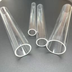 Quartz Capillary Tube OD 2mm to 25mm Hollow Bar Rod Silica Single-Bore Glass Pipe High Temperature Quartz Glass Hollow Tube