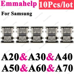 10pcs USB Charging Port Connector for SamSung Galaxy S25 S24 S23 S22Plus S26 Ultra S21 FE A10s A51 A52 A54 A72 A73