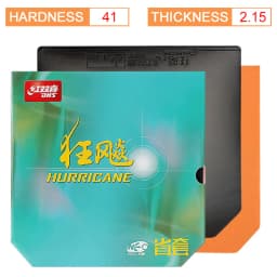 DHS NEO Hurricane 3 Provincial Table Tennis Rubber Orange Sponge NEO H3 Prov OS Ping Pong Rubber Sticky Top Sheet