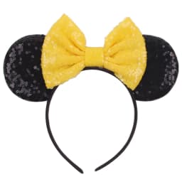 Cute Women Mouse Ears Leopard Print Headbands for Girls Baby Women Sequins 5"Bows Hair Accessories Adults Hairbands Kids Gift