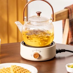 Electric Tea Stove Multifunctional Mini Anti Dry Burning Fast Heating Electric Hot Plate for Office Home CN Plug 220V