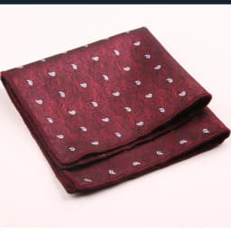 Trendy Striped Floral Brown Pocket Square British Men Formal Handkerchief Suit Shirt Accessories Groom Wedding Party Chest Hanky