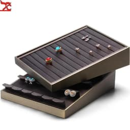 Bevel Jewelry Display Tray Ring Necklace Storage Bracelet Earrings Organizer Jewelry Exhibition Display Props Storage Of Jewelry