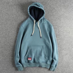 2024 Autumn And Winter New Basic Sweatshirts Men's Soild Color Hoodies High Quality Pullover Fashion Washed Casual Sportwear