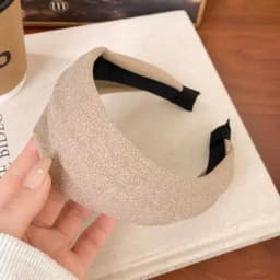Autumn And Winter Women'S Suede Wide Headband - High Quality Pressed Hair Headband, Multiple Colors Available