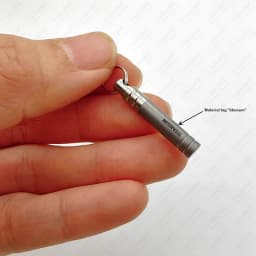 Mini Titanium SIM Card Tray Ejector Tool EDC Portable Key Pendant Ejector Pins Needle Remover for Tech Accessories