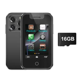 SERVO Mini 2.4" Touch Screen 2G Unlocked Cellphone Bluetooth Call Dual SIM FM Radio Torch Voice Recorder Portable Mobile Phone