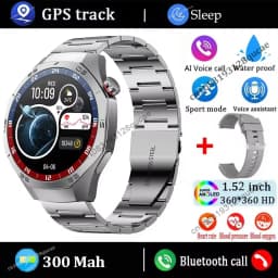 New For Android ios Smart Watch Men HD AMOLED Screen GPS Motion trajectory Heart Rate Bluetooth Calls SmartWatch Waterproof Hw12
