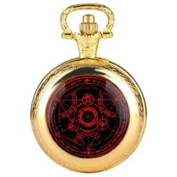 Hot Creative Archangel Amulet Chain Pocket Watch Arabic Numerals Pendant Clock Personalized Gifts Souvenir Gifts for Men Women
