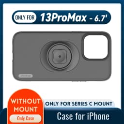 Waist Belt Clip Bicycle Phone Holder with Quick Mount Case for iPhone 17 16 15 14 13 12 11 Pro Max Mini for sincetop Series C
