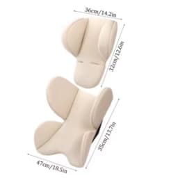 Infant Car Seat Inner Head Neck Body Support Cushion; Stroller Energy Bed Mattress; Mesh Breathable Liner; Neck Safety Liner