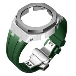 Mod Kit For Casioak GMAS2100 Stainless Steel metal Case Rubber Strap for Mod Kit GMA-S2100 4thGen Replacement shoc K Accessories