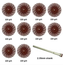 9Pcs Radial Bristle Disc Kit Abrasive Brush Elastic Detail Polishing Abrasive Wheel for dremel Rotary Tool Accessories