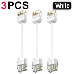 1/5/10Pcs CAT6A Slim RJ45 UTP Network Cord 10Gbps Cat6A Patch Cable for NAS PS5 Patch Panel to Switch Flexiable Cat6a 10/20/30CM