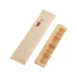 1PC Natural Peach Wood Handcrafted Fine Tooth Comb Anti-Static Head Massage Hairbrush Classic Comb Hair Styling Hair Care Tool