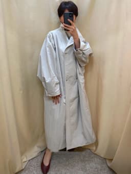 Women Black Long Solid Color Trench Coat Stand Collar Loose Drop Shoulder Single-breasted Windbreaker Lady Commute Outing Wear