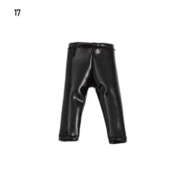 Bjd Doll Clothes 1/12 Fashion Chain Pants Rivet Hoodies PU Trousers Tops Jacket Obitsu11 Ob11 Doll Clothes Accessories Toys