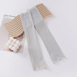 Sexy Lace Gloves Latin Stage Dance Stage Performance Arm Sleeves Female Mesh Flash Drilling Rhinestone Half Finger Gloves S155