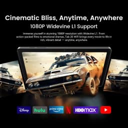 Blackview Tab 20 WIFI Tablets 10.1'' HD+ IPS Display Widevine L1 4GB 64GB Unisoc T310 Android 15 6600mAh 8MP Tablet Pad PC