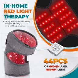 3-in-1 Multifunctional Kneepad Electric Infrared Heating Knee Pad 650nm&850nm Red Light Leg Joint Brace Muscle Relax