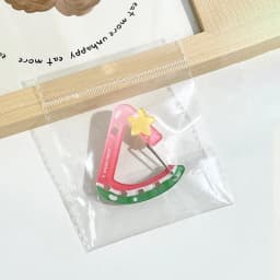 Ins Cute Acrylic Cartoon Keychain Fruit Shape Climbing Button Carabiner Bag Decorative Keychain Bag Pendant Hook Key Hanging